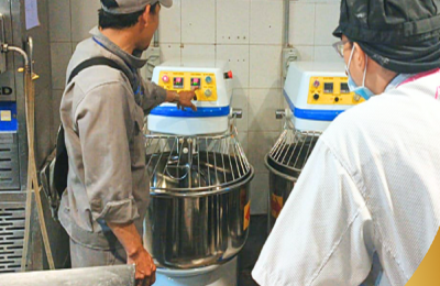 GIAO VÀ NGHIỆM THU THÀNH CÔNG 2 MÁY TRỘN BỘT CÔNG NGHIỆP TẠI TP HCM 