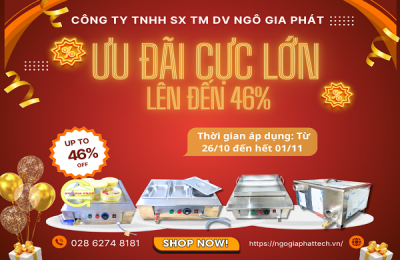 GIẢM GIÁ CUỐI THÁNG 10 – ƯU ĐÃI LÊN ĐẾN 46% CHO 4 THIẾT BỊ HOT TẠI NGÔ GIA PHÁT