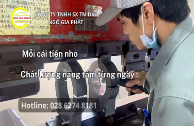 Ngô Gia Phát nâng cấp dây chuyền sản xuất: Đưa vào vận hành công nghệ dập khuôn Ring và máy cắt ống hiện đại