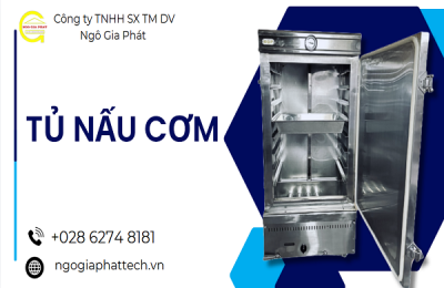 Tủ nấu cơm công nghiệp – Giải pháp nấu cơm năng suất cao, linh hoạt và tiết kiệm cho bếp ăn lớn