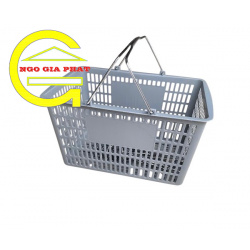 GIỎ SIÊU THỊ QUAI INOX 